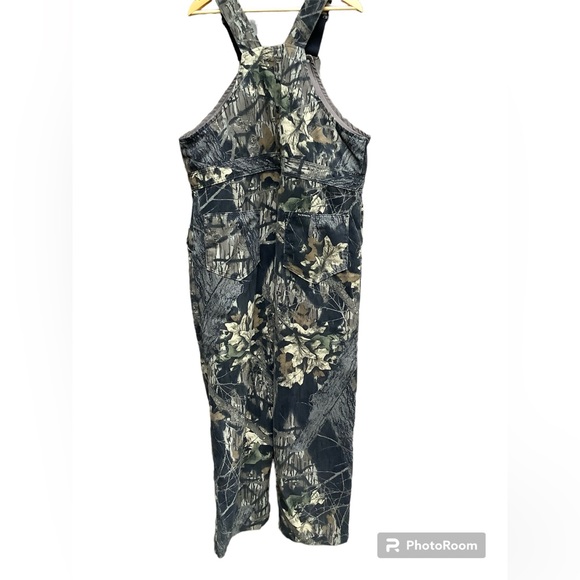 Vintage Wolf Mountain Hunting Wear by Key Camouflage Bib Overalls - Picture 2 of 10